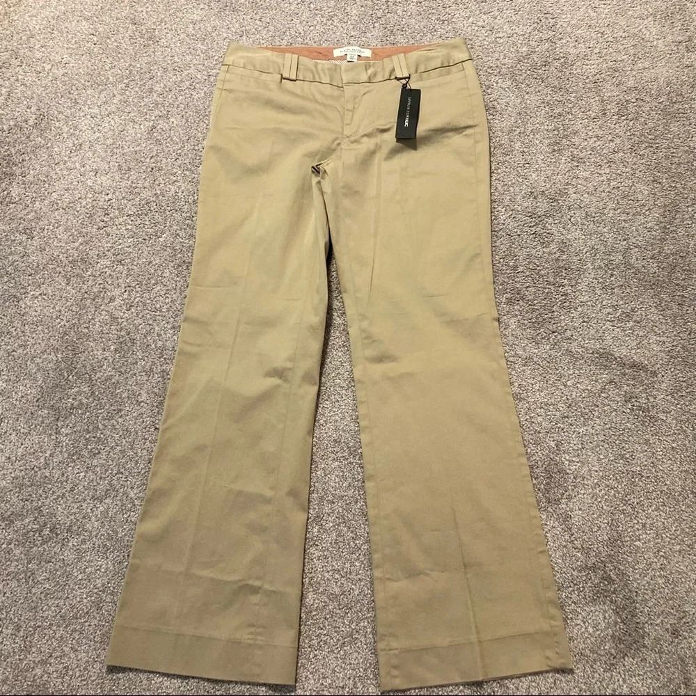 NWT Banana Republic The Logan Fit Wide Leg Pants 6S
